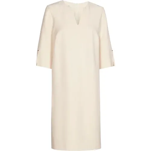 Elegantes V-Ausschnitt Kleid , Damen, Größe: XL - Marie Méro - Modalova