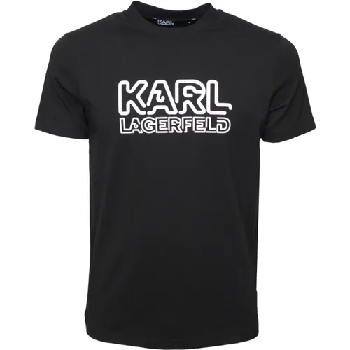 Inflatable Logo T-shirt , male, Sizes: M, S, 2XL - Karl Lagerfeld - Modalova
