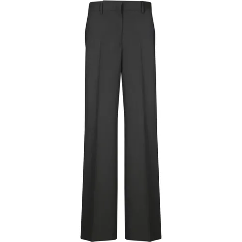 Schicke Schwarze Hose Damenbekleidung , Damen, Größe: M - MSGM - Modalova