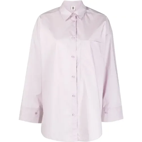Pastel Violet Derris Shirts , female, Sizes: M - By Malene Birger - Modalova
