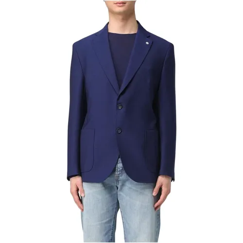 Blazers, male, , Size: XL Tailored Blazer - Manuel Ritz - Modalova