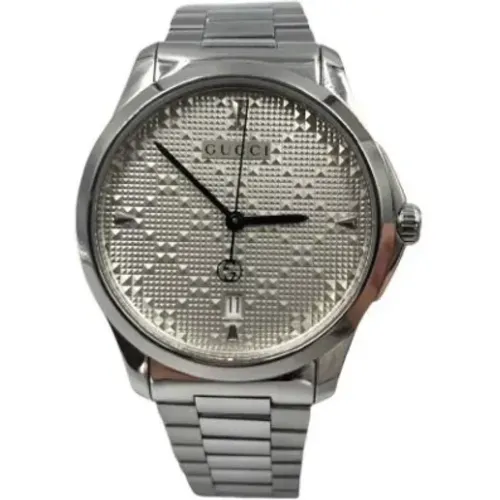 Pre-owned Glass watches , male, Sizes: ONE SIZE - Gucci Vintage - Modalova