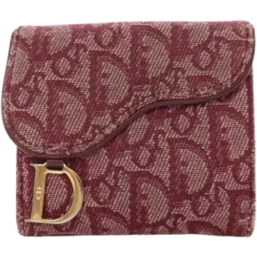 Pre-owned Canvas wallets , female, Sizes: ONE SIZE - Dior Vintage - Modalova