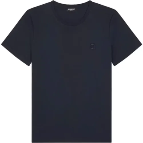 Blaue T-Shirts und Polos , Herren, Größe: L - Dondup - Modalova