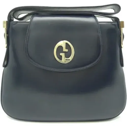 Pre-owned Leder Schultertasche , Damen, Größe: ONE Size - Gucci Vintage - Modalova