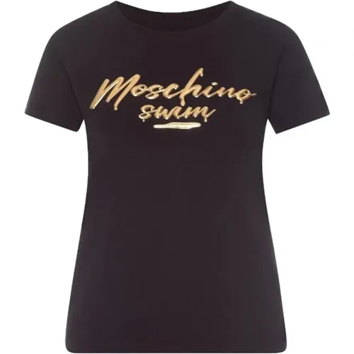 Logo T-Shirt for Women , female, Sizes: M, XS, S - Moschino - Modalova