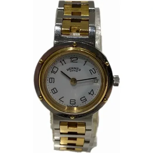 Pre-owned Metal watches , female, Sizes: ONE SIZE - Hermès Vintage - Modalova