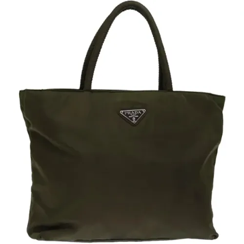 Pre-owned Tote Bags, female, , Size: ONE SIZE Pre-owned Nylon handbags - Prada Vintage - Modalova