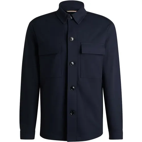 C-Carper OS Overshirt , Herren, Größe: M - Hugo Boss - Modalova