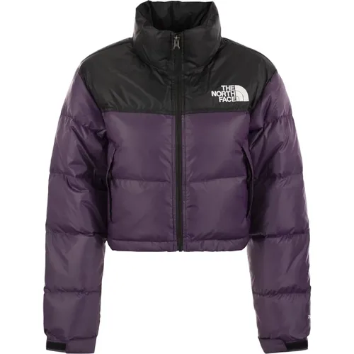 Retro Nuptse Short Down Jacket , female, Sizes: XS, S, M - The North Face - Modalova