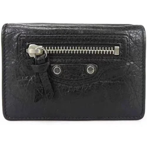 Pre-owned Wallets, female, , Size: ONE SIZE Pre-owned Leather wallets - Balenciaga Vintage - Modalova