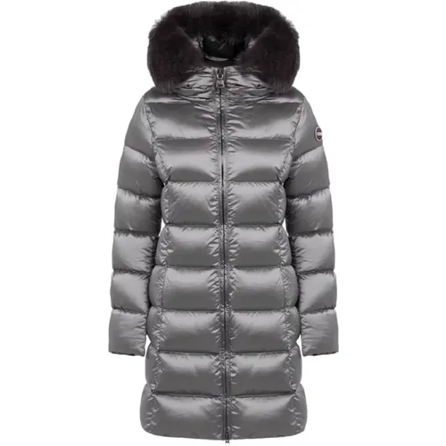 Parkas, female, , Size: M Grey Hooded Winter Coat - Colmar - Modalova