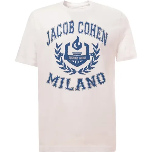 T-Shirts , Herren, Größe: XL - Jacob Cohën - Modalova