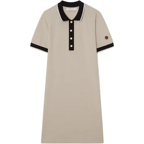 Vera Dress Marine/White , female, Sizes: S, L, XL, XS, M, 2XL - Busnel - Modalova