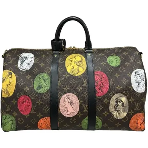 Pre-owned Weekend Bags, female, , Size: ONE SIZE Pre-owned Canvas louis-vuitton-bags - Louis Vuitton Vintage - Modalova