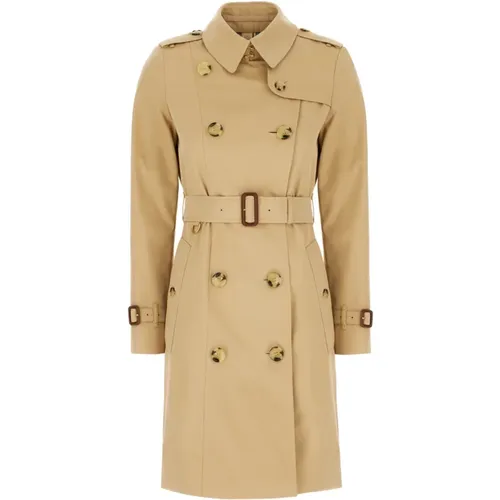 Trench Coats, female, , Size: XS Mid-length Chelsea Heritage Trench Coat - Burberry - Modalova