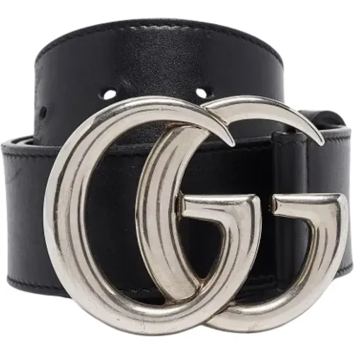 Pre-owned Belts, female, , Size: ONE SIZE Pre-owned Leather belts - Gucci Vintage - Modalova