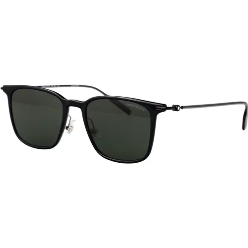 Sunglasses, male, , Size: 52 MM Stylish Sunglasses for Sunny Days - Montblanc - Modalova