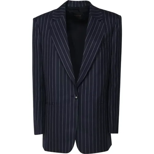 Single-Breasted Peak Lapel Jacket , female, Sizes: S - Andamane - Modalova