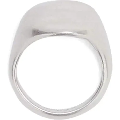 Rings, unisex, , Size: ONE SIZE Minimalist Silver Ring - Jil Sander - Modalova