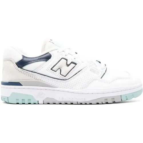 Blau/Weiße Ledersneakers - New Balance - Modalova