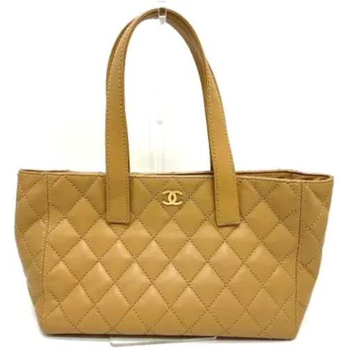 Pre-owned Tote Bags, female, , Size: ONE SIZE Pre-owned Leather chanel-bags - Chanel Vintage - Modalova