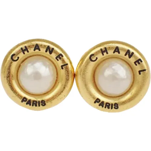 Pre-owned Metal chanel-jewelry , female, Sizes: ONE SIZE - Chanel Vintage - Modalova