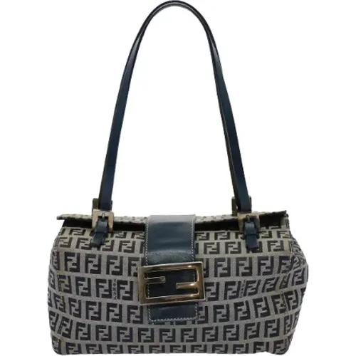 Pre-owned Shoulder Bags, female, , Size: ONE SIZE Pre-owned Canvas fendi-bags - Fendi Vintage - Modalova