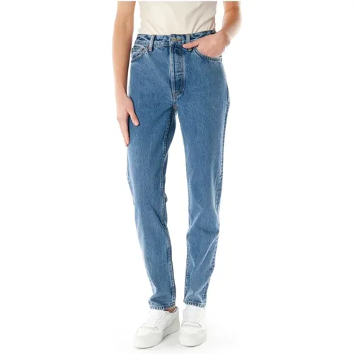Breezy Britt Straight Fit Highwaist Jeans , Damen, Größe: W29 L32 - Nudie Jeans - Modalova
