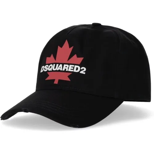 Caps, male, , Size: ONE SIZE D2 Leaf Baseball CAP - Dsquared2 - Modalova