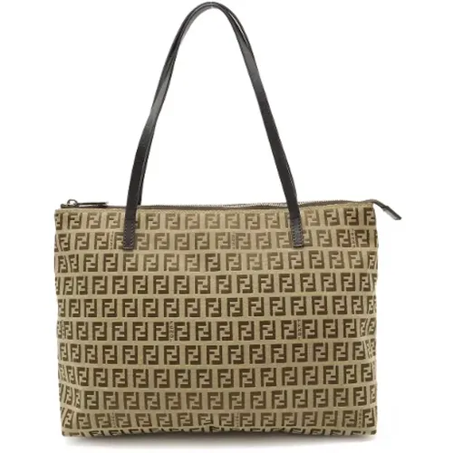 Pre-owned Tote Bags, female, , Size: ONE SIZE Pre-owned Canvas totes - Fendi Vintage - Modalova