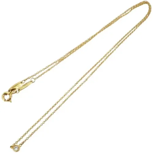 Pre-owned Jewellery, female, , Size: ONE SIZE Pre-owned Gold necklaces - Tiffany & Co. Pre-owned - Modalova