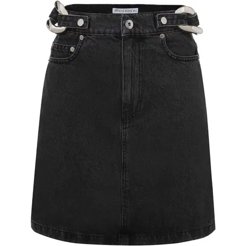 Chain link skirt , female, Sizes: S, XS, 2XS - JW Anderson - Modalova