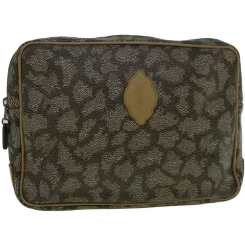 Pre-owned Clutches, female, , Size: ONE SIZE Pre-owned Leather clutches - Yves Saint Laurent Vintage - Modalova