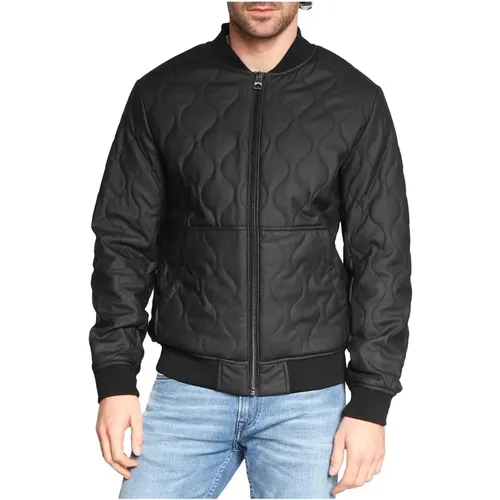 Bomberjacke , Herren, Größe: L - Guess - Modalova