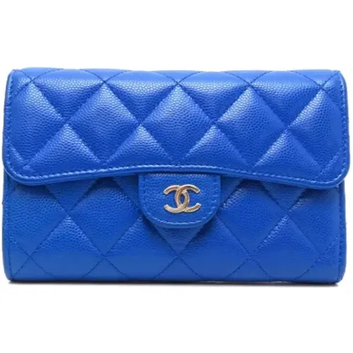 Pre-owned Wallets, female, , Size: ONE SIZE Pre-owned Leather wallets - Chanel Vintage - Modalova