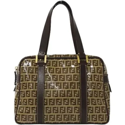 Pre-owned Tote Bags, female, , Size: ONE SIZE Pre-owned Canvas totes - Fendi Vintage - Modalova