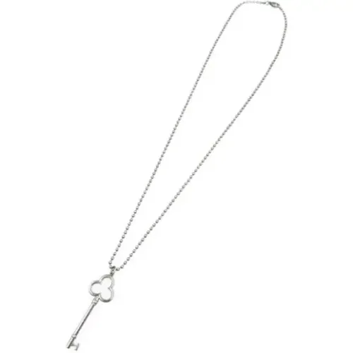 Pre-owned Jewellery, female, , Size: ONE SIZE Pre-owned Silver necklaces - Tiffany & Co. Pre-owned - Modalova