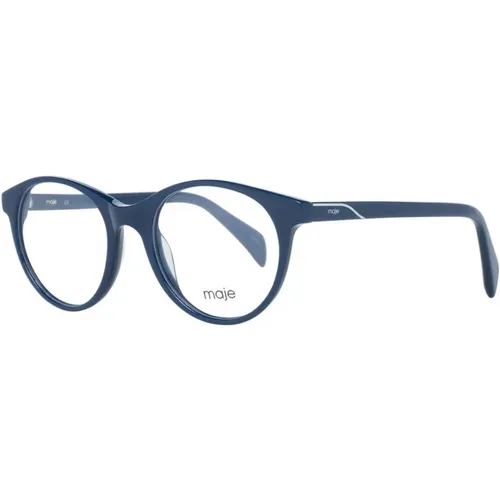 Blaue Runde Optische Brillen , Damen, Größe: ONE Size - Maje - Modalova