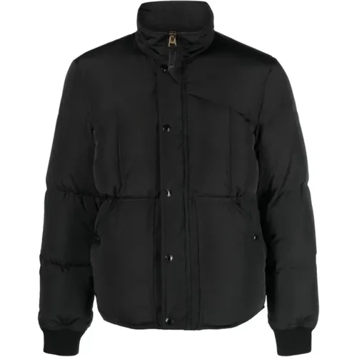 Techno Down Funnel Jacket , male, Sizes: L - Tom Ford - Modalova