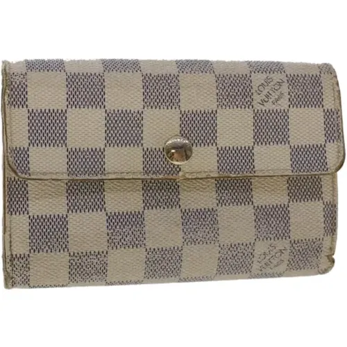 Pre-owned Wallets, female, , Size: ONE SIZE Pre-owned Canvas wallets - Louis Vuitton Vintage - Modalova
