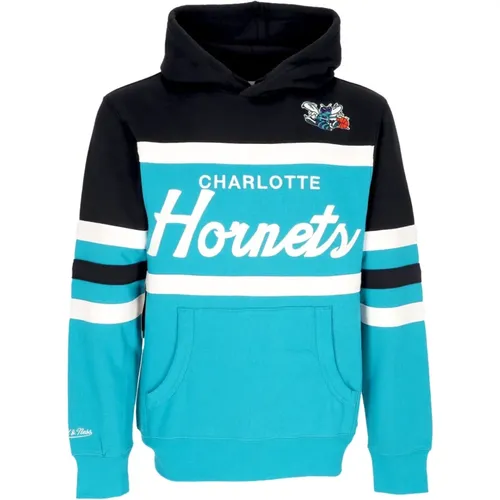 NBA Head Coach Hoodie Charlotte Hornets , Herren, Größe: XL - Mitchell & Ness - Modalova