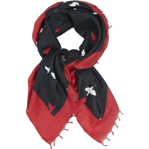 Scarves, female, , Size: ONE SIZE Dapper Bandana Flock Of Finches Accessory - Bitte Kai Rand - Modalova