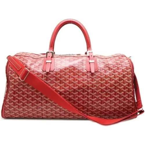 Pre-owned Weekend Bags, female, , Size: ONE SIZE Pre-owned Leather handbags - Goyard Vintage - Modalova