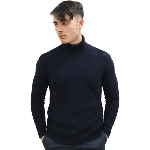 Turtlenecks, male, , Size: 2XL High Neck Sweater - Gaudi - Modalova