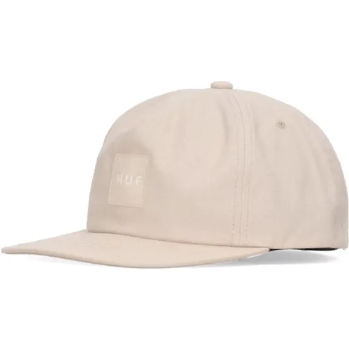 Caps, male, , Size: ONE SIZE Adjustable Snapback Flat Visor Cap - HUF - Modalova