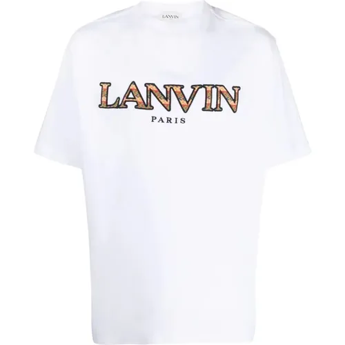 Classic curb tee-shirt , male, Sizes: 2XL, XL - Lanvin - Modalova