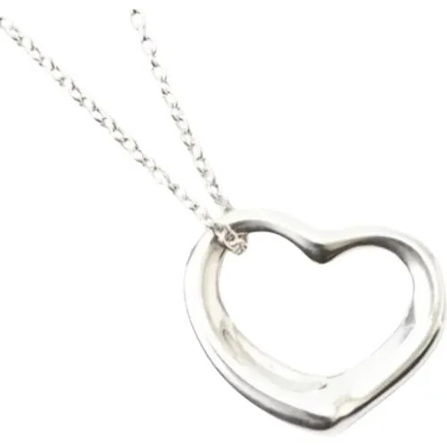 Pre-owned Jewellery, female, , Size: ONE SIZE Pre-owned Silver necklaces - Tiffany & Co. Pre-owned - Modalova