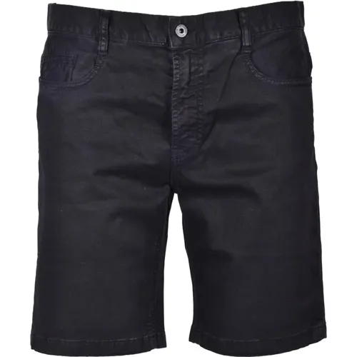 Casual Shorts, male, , Size: W24 Cotton Elastan Bermuda Shorts - Bikkembergs - Modalova