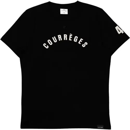 T-Shirts , Herren, Größe: L - Courrèges - Modalova